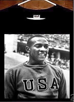 Jesse Owens T Shirt; Track Star Jesse Owens Tee