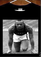 Jesse Owens T Shirt; Track and Field Legend Jesse Owens Shirt