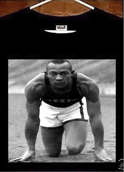 Jesse Owens T Shirt; Track and Field Legend Jesse Owens Shirt