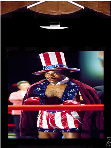 Apollo Creed in USA Suit Rocky Movie T Shirt