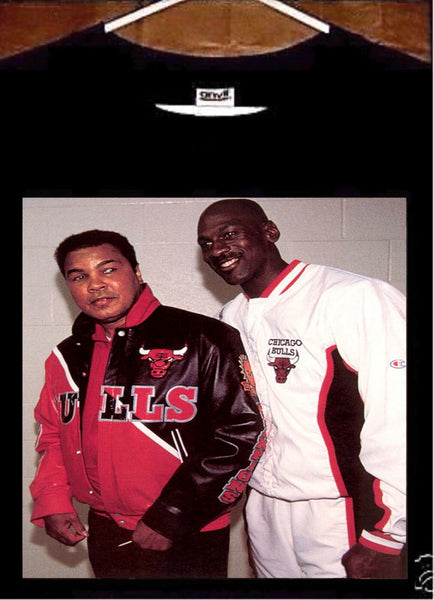 Muhammad Ali w Michael Jordan T Shirt