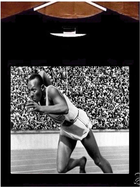 Jesse Owens T Shirt; Track and Field Athlete Jesse Owens Tee