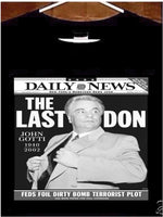 John Gotti T shirt; The Last Don Tee shirt