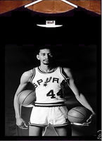 George Gervin T shirt; George Gervin Spurs Tee shirt