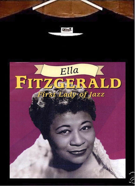 Ella Fitzgerald T shirt; Ella Fitzgerald First Lady of Jazz Tee Shirt
