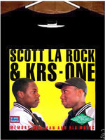 KRS ONE T shirt; KRS ONE Scott  La Rock Tee Shirt