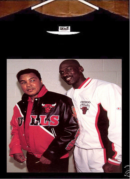 Michael Jordan T shirt; Muhammad Ali Michael Jordan Tee shirt