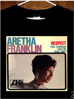 Aretha Franklin T Shirt; Aretha Franklin Respect Tee Shirt