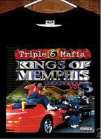 Triple 6 Mafia T Shirt; Kings Of Memphis Triple 6 Mafia Tee Shirt