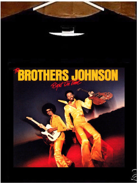The Brothers Johnson T shirt; Brothers Johnson Right On Time T Shirt