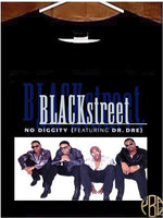 Blackstreet T Shirt, Blackstreet No Diggity Album Cover T Shirt