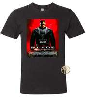 Blade Movie Poster T Shirt, Blade Wesley Snipes T Shirt