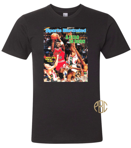 Michael Jordan T Shirt; Michael Jordan A Star is Born Tee Shirt