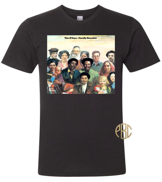 The O Jays T Shirt, The O Jays Family Reunion Album Cover Tee Shirt