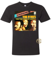 The O Jays T Shirt, The O Jays For The Love of Money Album Cover Tee Shirt