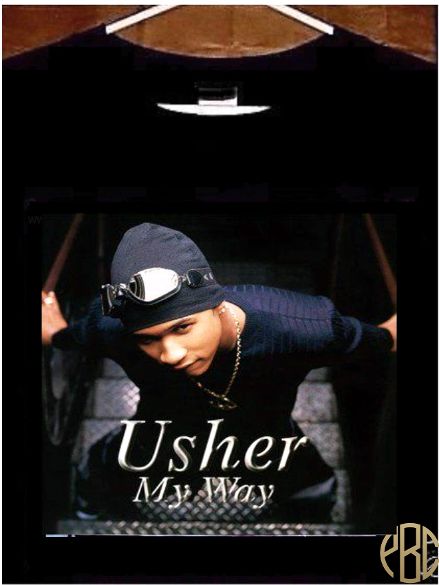 Usher T Shirt, Usher My Way Album Cover T Shirt